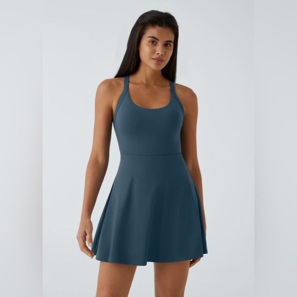 Teal activity dress